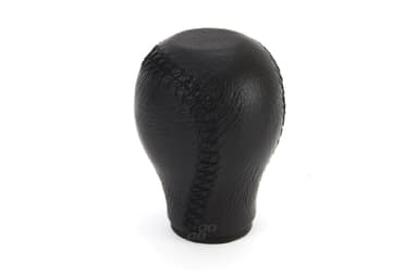 Nuca schimbator de viteza AMIO din piele, cusatura neagra - 01755