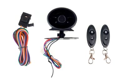 Sistem Alarma Auto Mini cu Două Telecomenzi AMIO